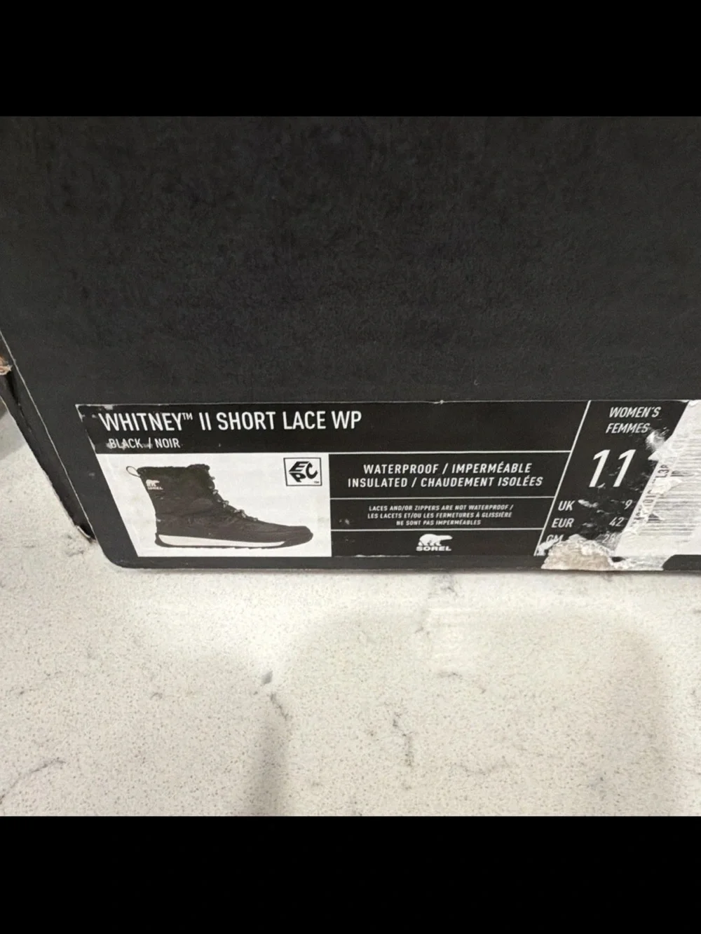 Sorel stylish black